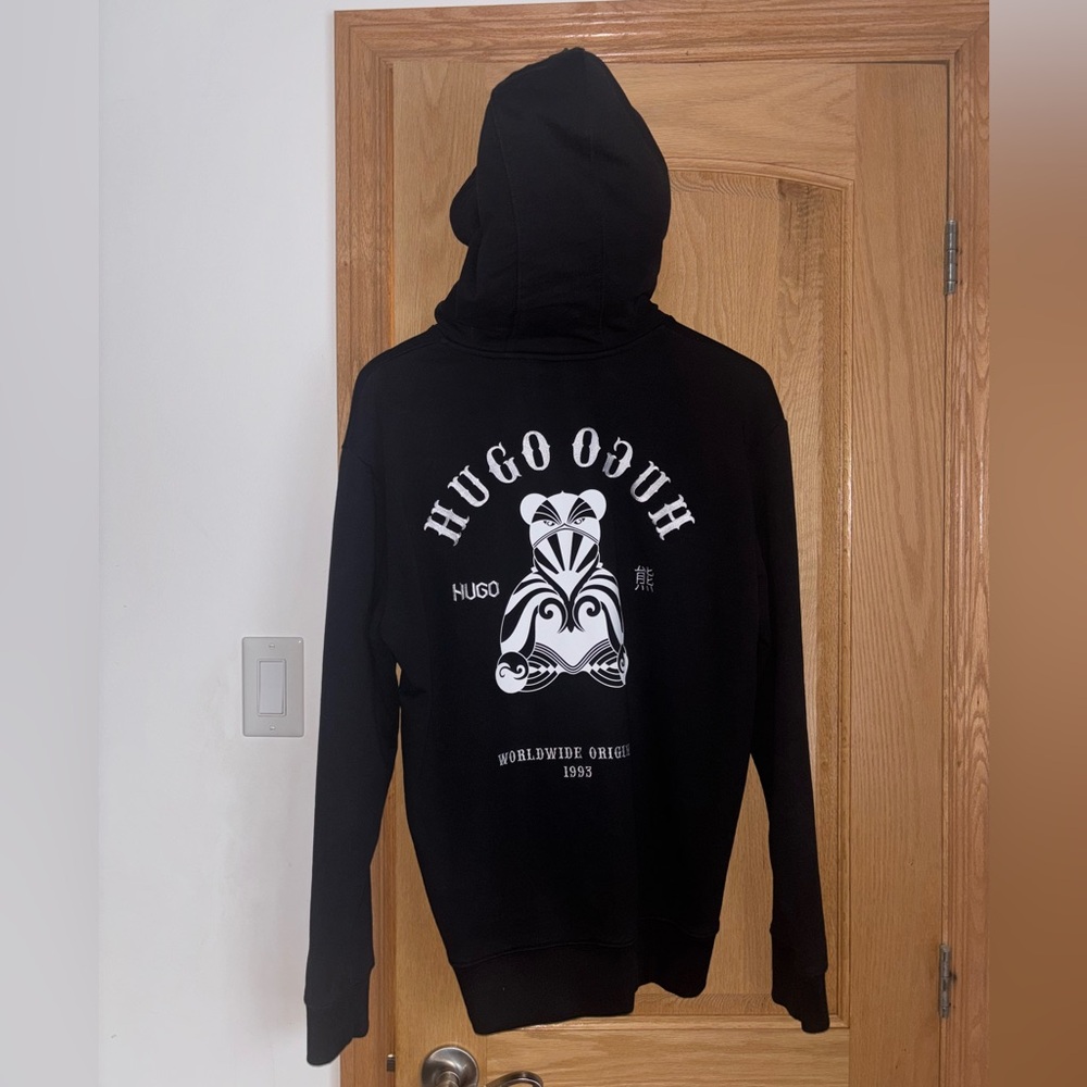 Hugo Black Graphic Hoodie